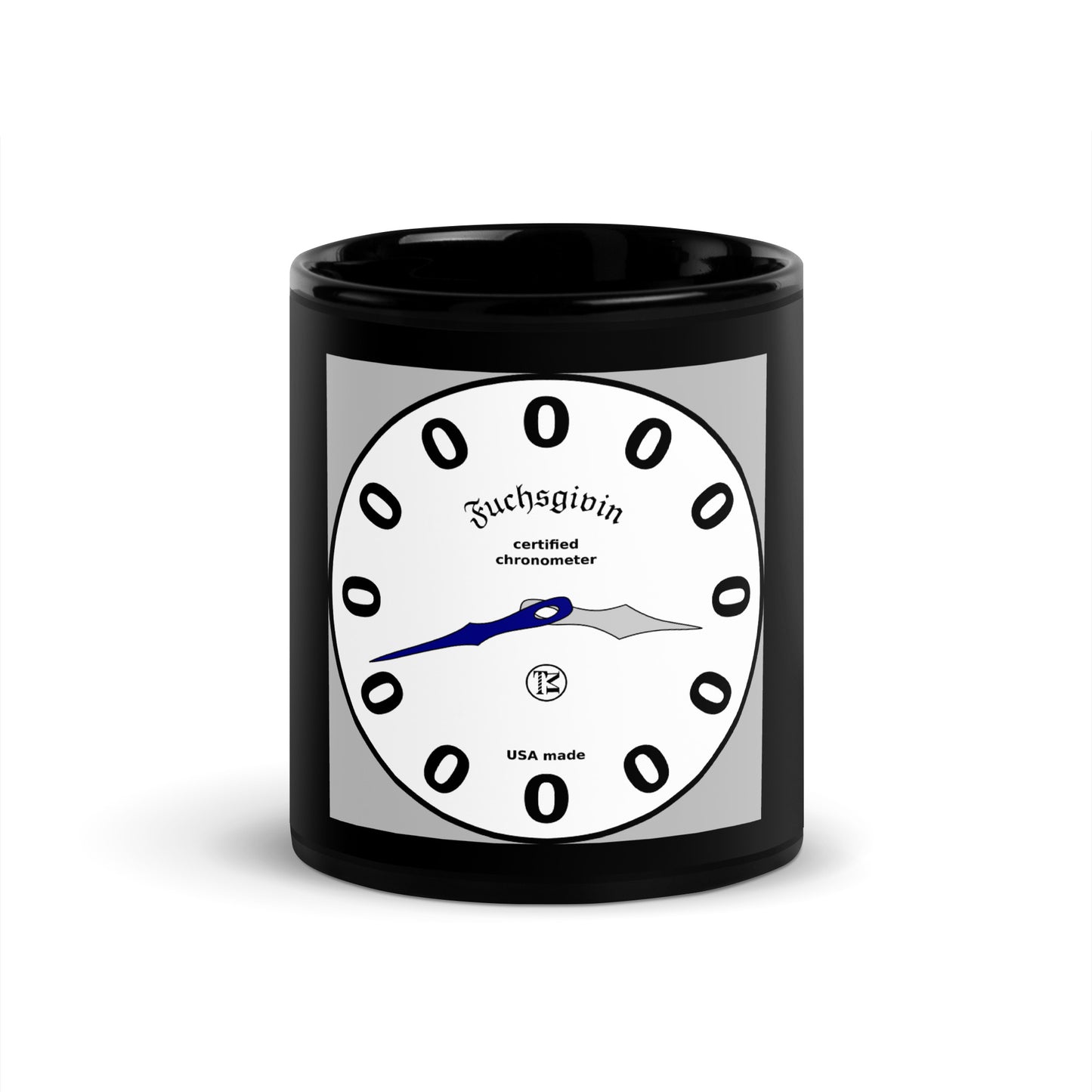 Fuchsgivin Black Glossy Mug