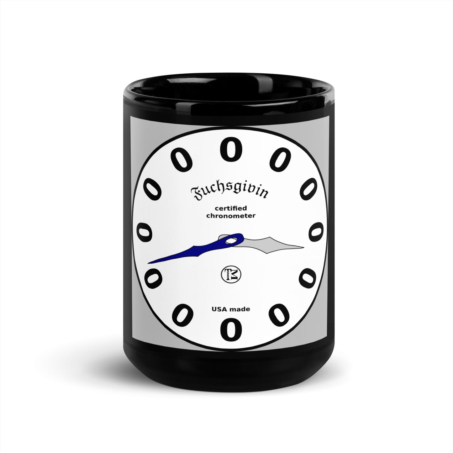 Fuchsgivin Black Glossy Mug
