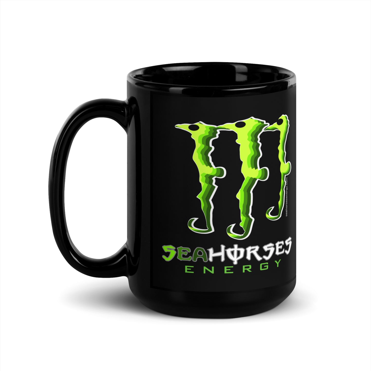 SE Black Glossy Mug