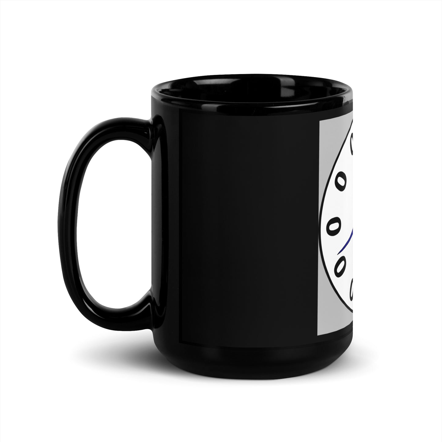 Fuchsgivin Black Glossy Mug