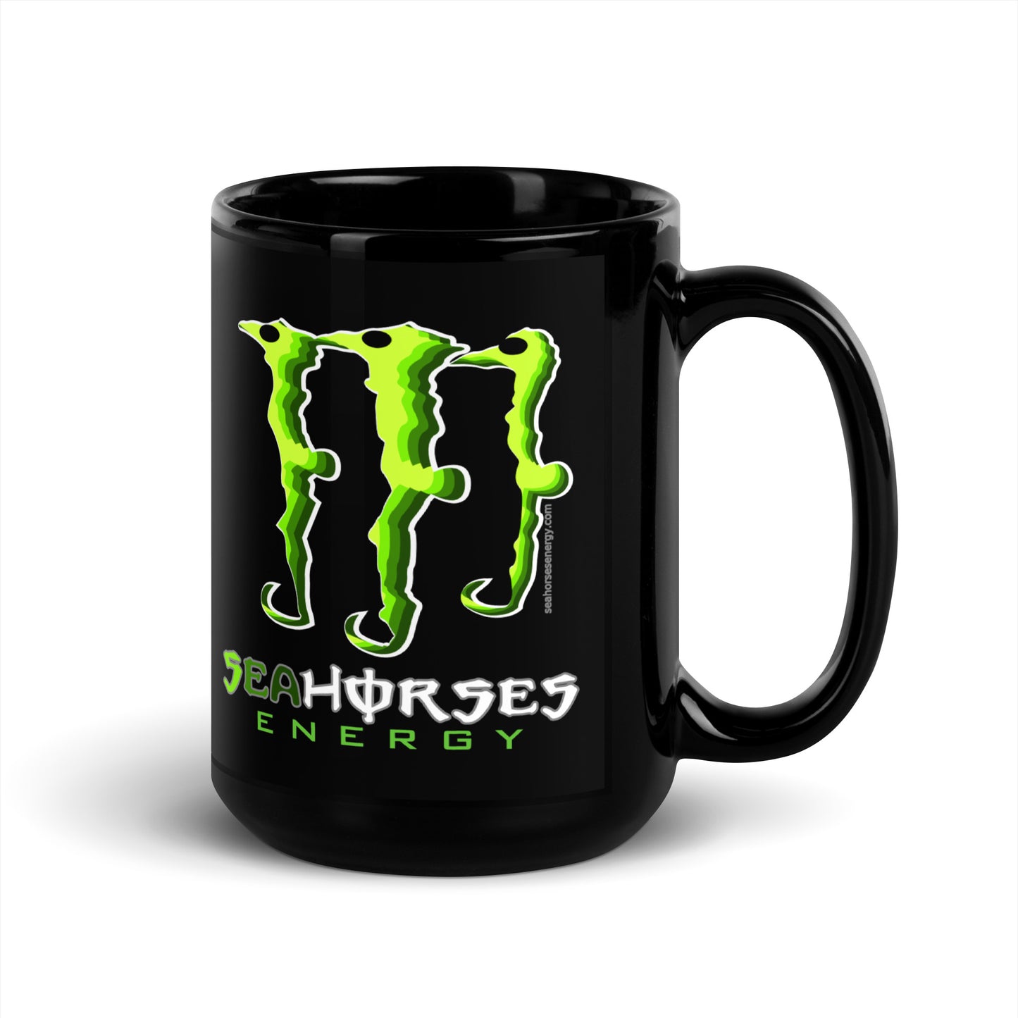 SE Black Glossy Mug