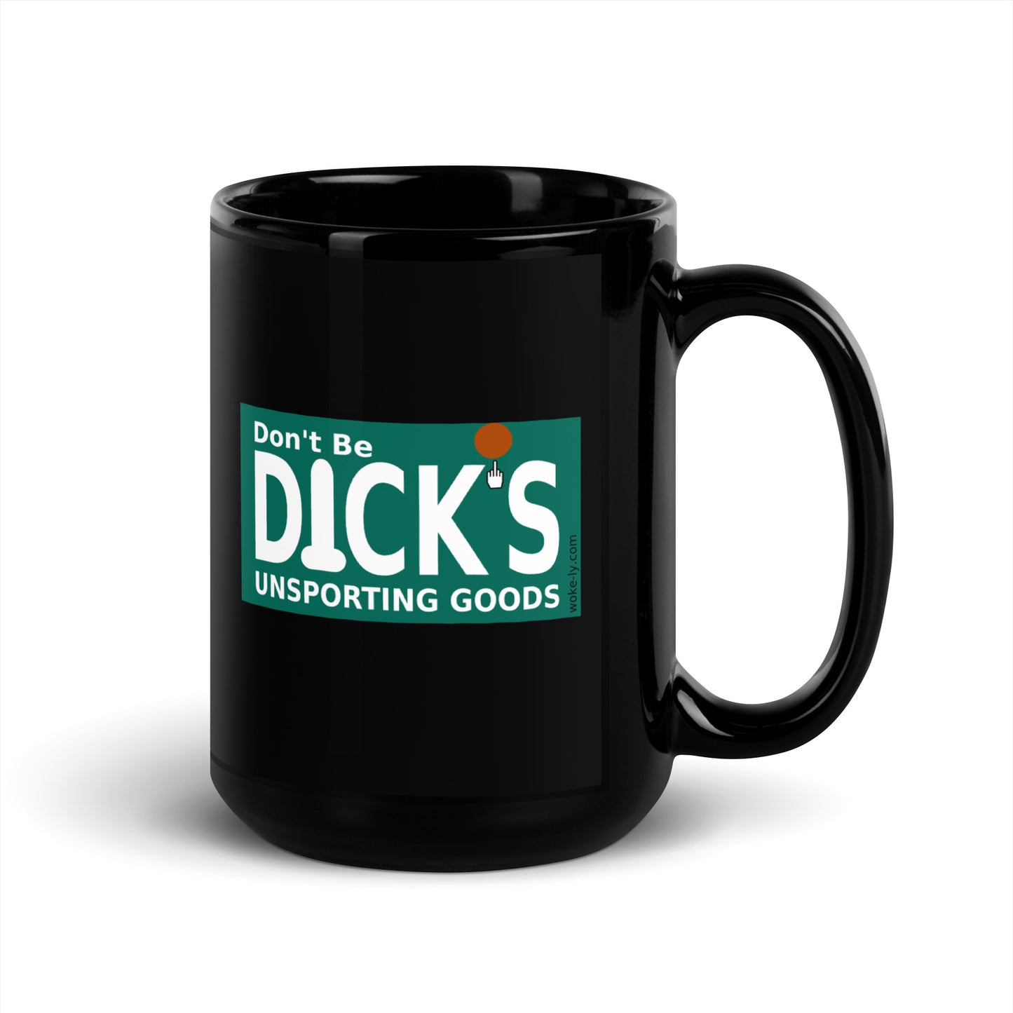 Black Glossy Mug