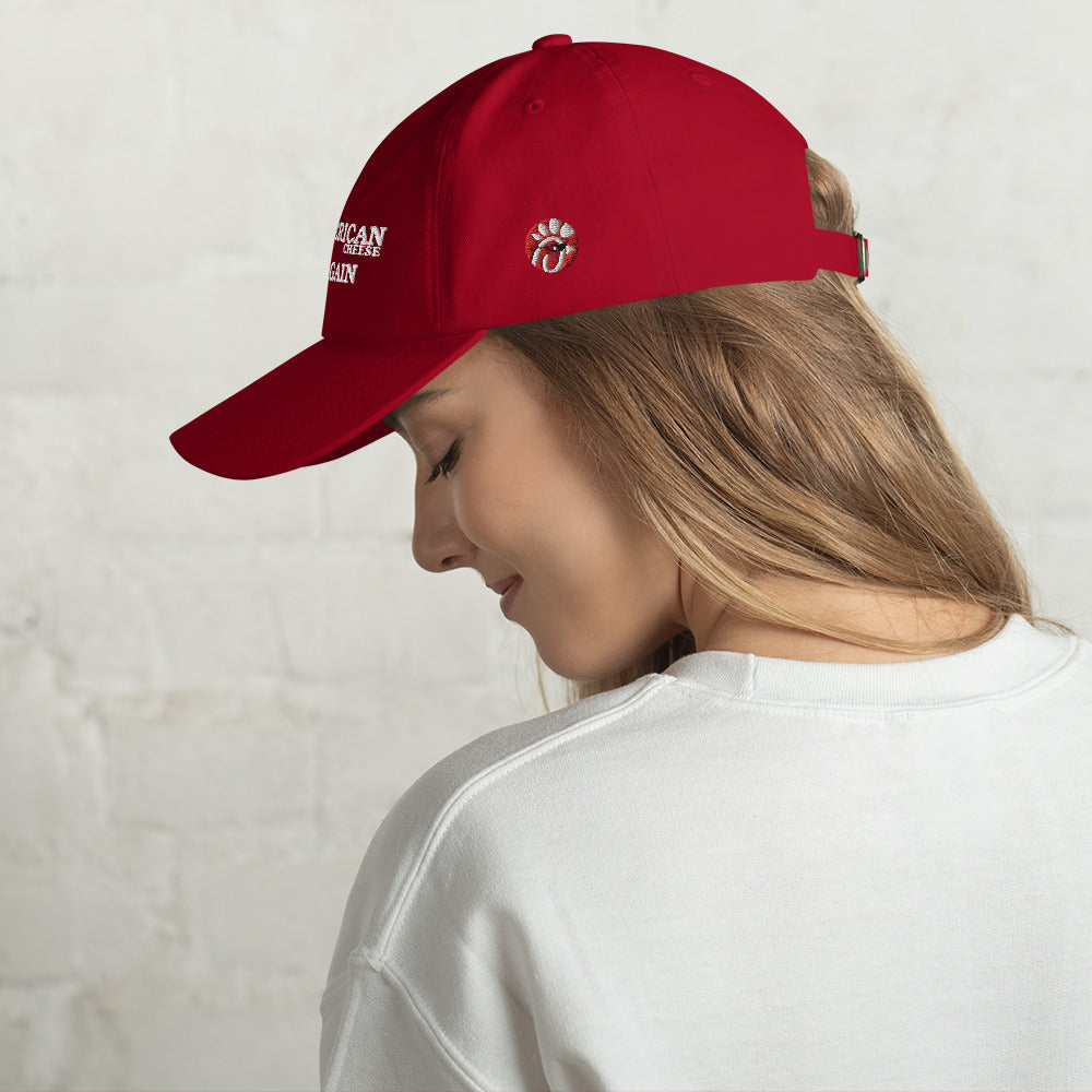 REAL fkn-A MAGA hat w/US flag and Chick-fkn-A
