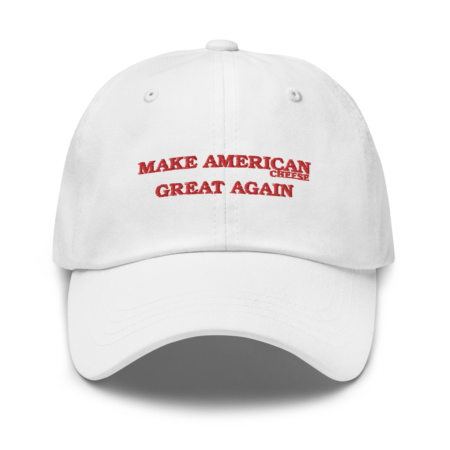 Real-MAGA white baseball cap