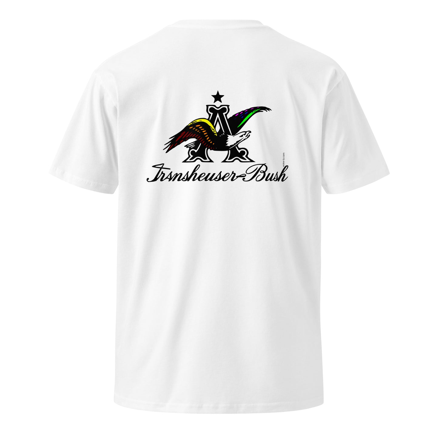 Butt Light/Transheuser Bush Front and Back Unisex premium t-shirt