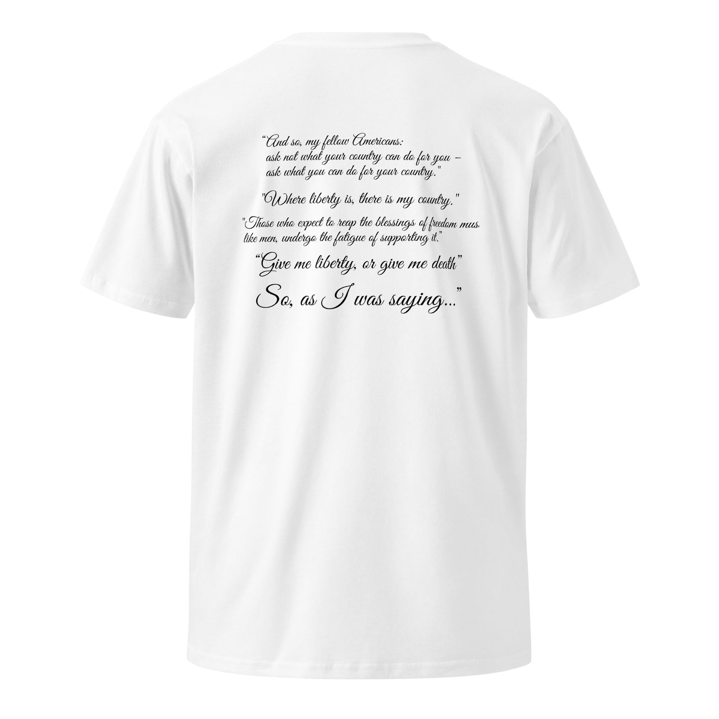 Trump and Founding Fathers Unisex premium t-shirt