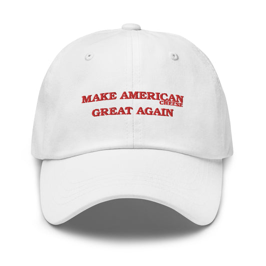 Real-MAGA white baseball cap