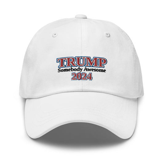 Trump and somebody baseball style hat
