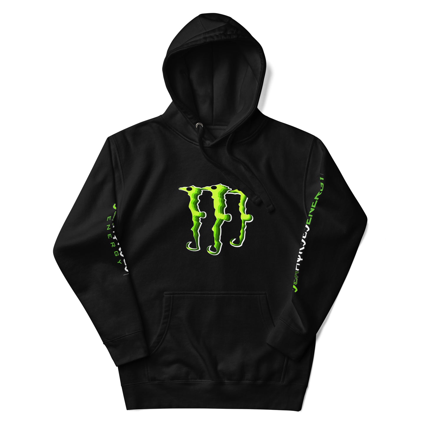Front, left, and right SE Unisex Hoodie